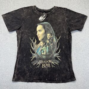 Ripple Junction Shadow and Bone T-Shirt Men’s M Black Acid Wash Hot Topic NWT